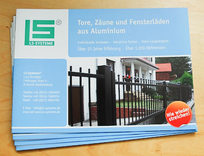 Broschüre Tore, Zäune und Fensterläden